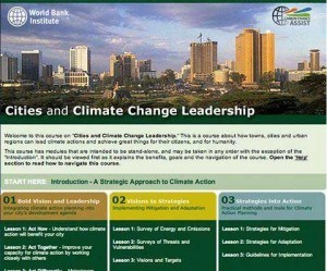 World Bank Institute – Cities and Climate Change Leadership