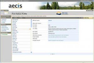AECIS – Aboriginal Engagement Corporate Information System